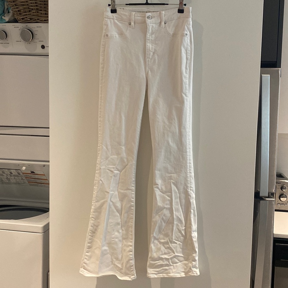 White Flare Jeans
